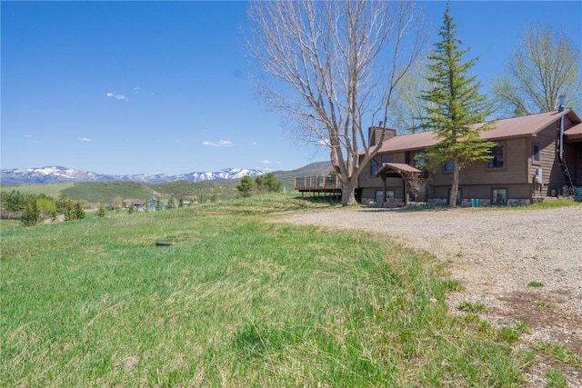 26395 County Road 33a, Steamboat Springs, CO 80487 - view of yard with a mountain view