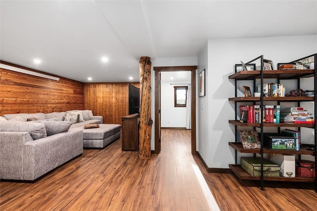 26395 County Road 33a, Steamboat Springs, CO 80487 - living area with wood finished floors, recessed lighting, and baseboards