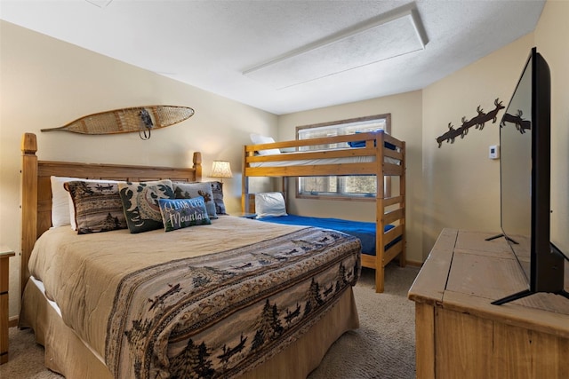 bedroom featuring carpet