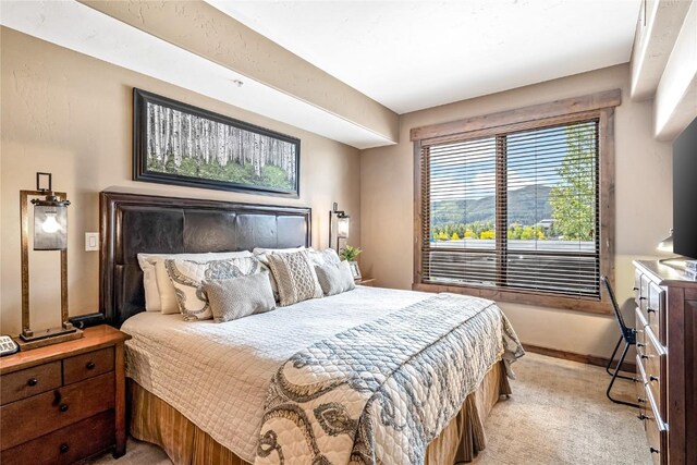 1175 Bangtail Way Unit 2110, Steamboat Springs, CO 80487 - bedroom featuring light carpet and baseboards