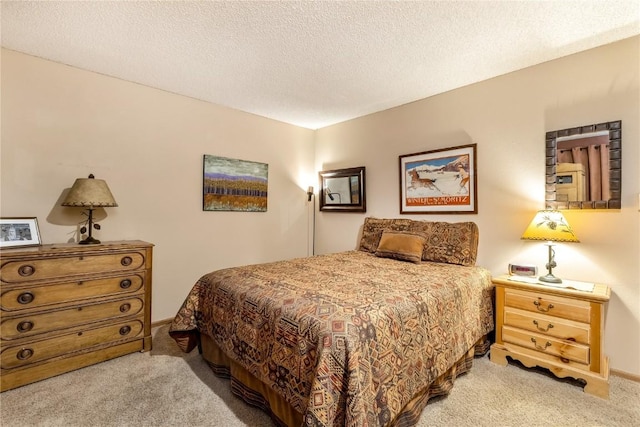 530 S French St Unit 110, Breckenridge, CO 80424 - bedroom with carpet floors, a textured ceiling, and baseboards