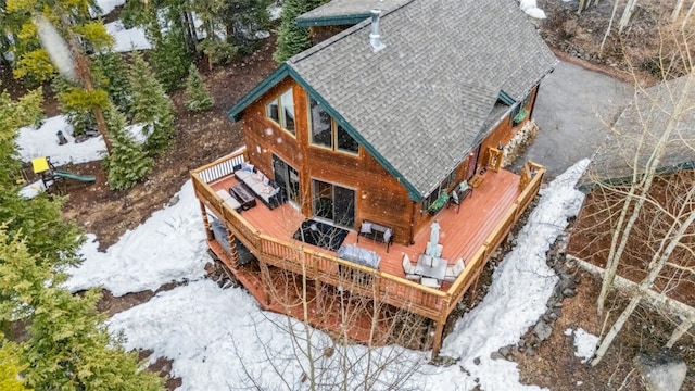 285 Davis Ct, Blue River, CO 80424 - view of snowy aerial view