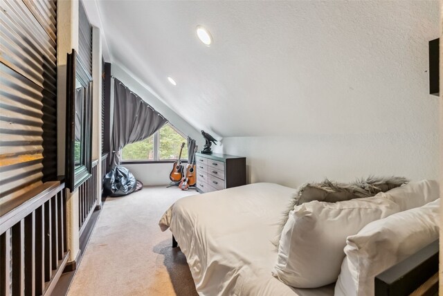 285 Davis Ct, Blue River, CO 80424 - carpeted bedroom with lofted ceiling