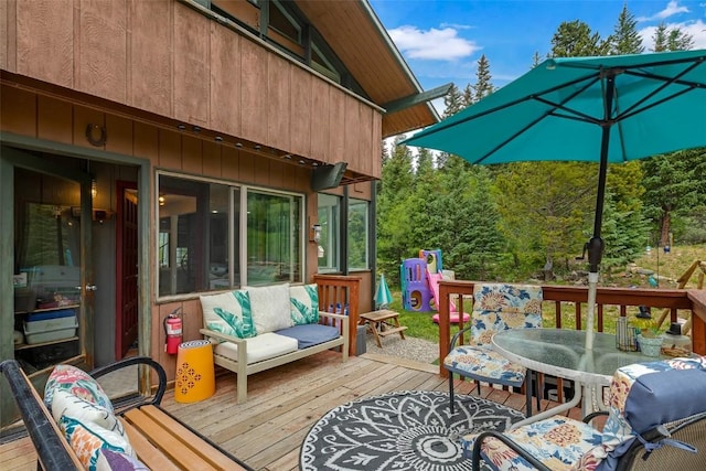 136 Lance Ln Unit 2, Breckenridge, CO 80424 - deck featuring outdoor dining space