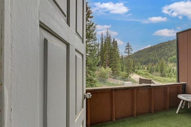 136 Lance Ln Unit 2, Breckenridge, CO 80424 - balcony with a wooded view