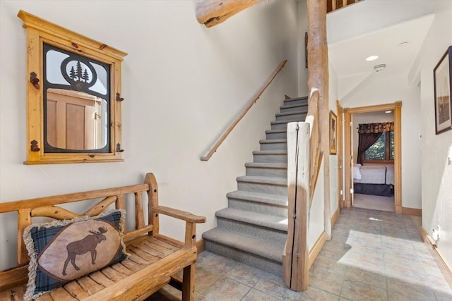 2743 Timber Ct Unit 3, Steamboat Springs, CO 80487 - stairs with baseboards