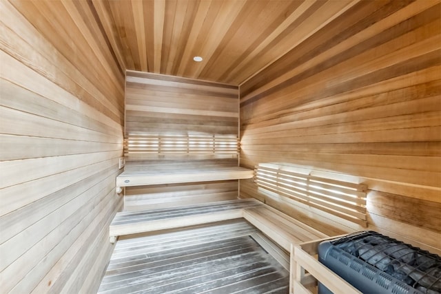 405 Village Rd Unit 405, Breckenridge, CO 80424 - relaxing sauna / steam room with wood walls and wood ceiling