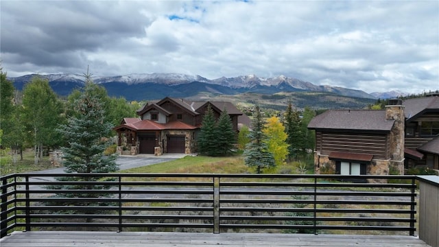view of mountain feature