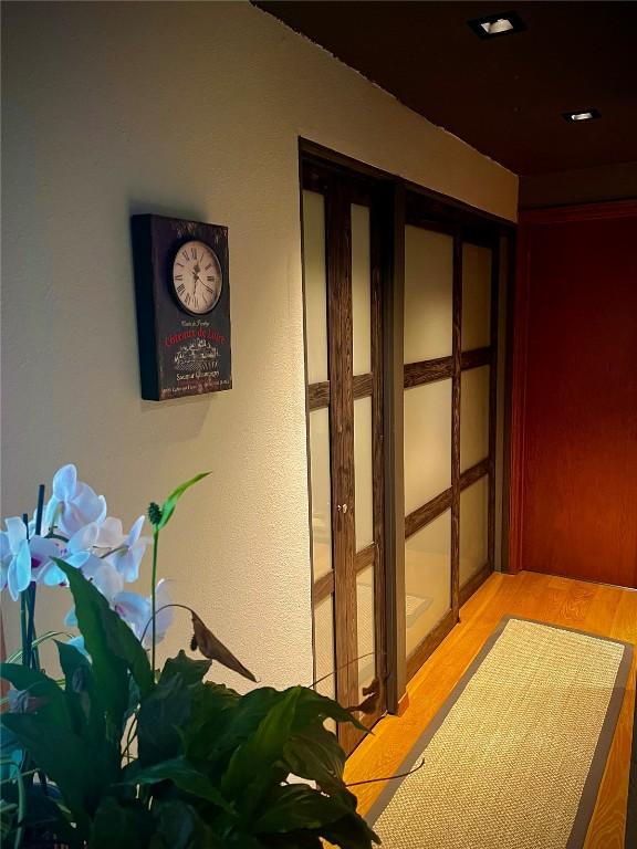 344 Illinois Gulch Rd Unit 201, Breckenridge, CO 80424 - hall featuring light wood finished floors