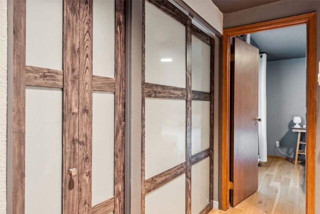344 Illinois Gulch Rd Unit 201, Breckenridge, CO 80424 - hall featuring light wood finished floors