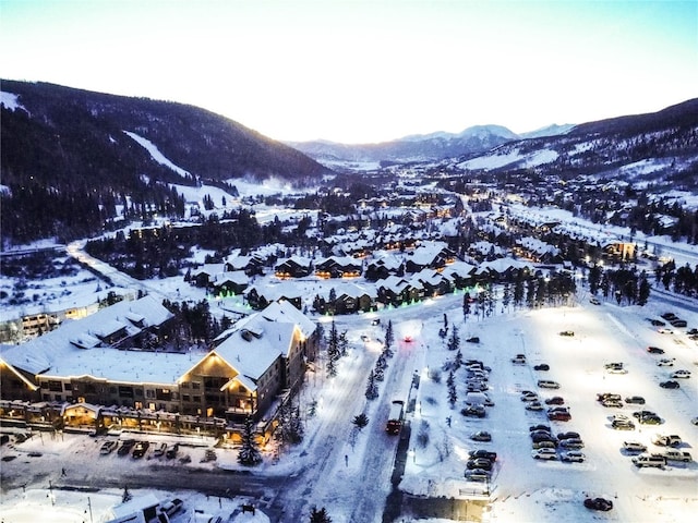 140 Ida Belle Dr Unit 8294, Dillon, CO 80435 - snowy aerial view with a mountain view