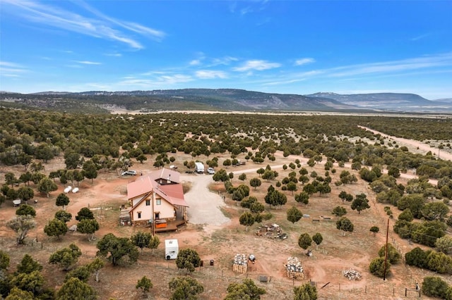 76 County Road 60b, Maybell, CO 81640 - aerial view of sparsely populated area with a mountain backdrop