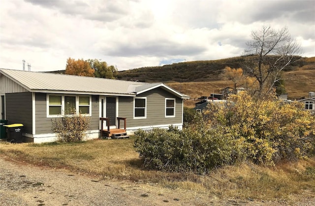 337 E 3rd St, Oak Creek, CO 80467 - view of front of house featuring metal roof