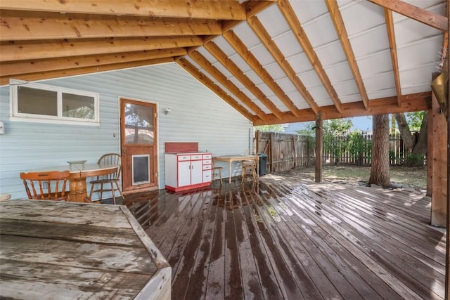 186 E Jefferson Ave, Hayden, CO 81639 - view of wooden terrace