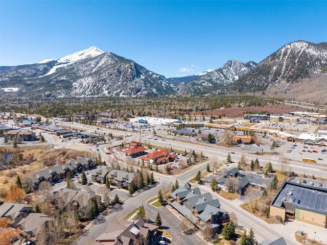 700 Lakepoint Dr Unit A10, Frisco, CO 80443 - aerial view with a mountain view and a residential view