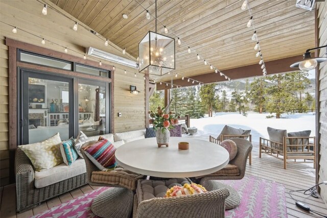223 County Road 1041, Frisco, CO 80443 - sunroom with rail lighting