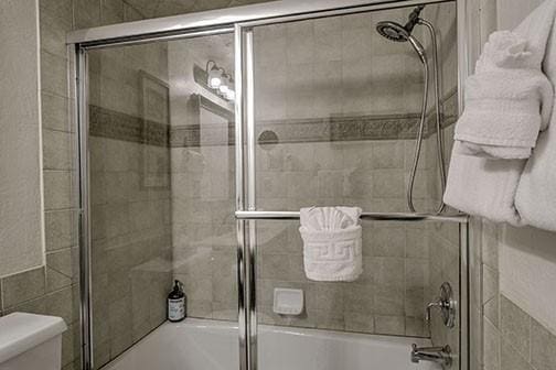 820 Columbine Rd Unit 10, Breckenridge, CO 80424 - full bath with combined bath / shower with glass door and toilet