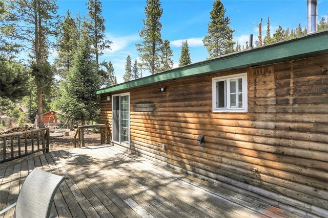 823 Gcr 8411, Tabernash, CO 80478 - view of wooden terrace