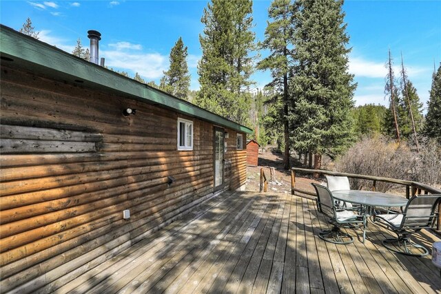 823 Gcr 8411, Tabernash, CO 80478 - deck featuring outdoor dining area