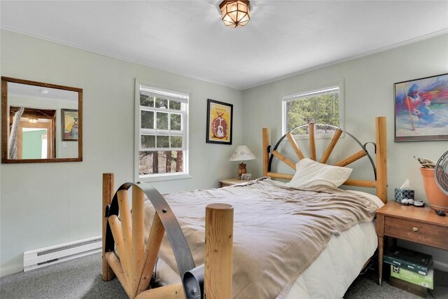 823 Gcr 8411, Tabernash, CO 80478 - carpeted bedroom with a baseboard heating unit and multiple windows