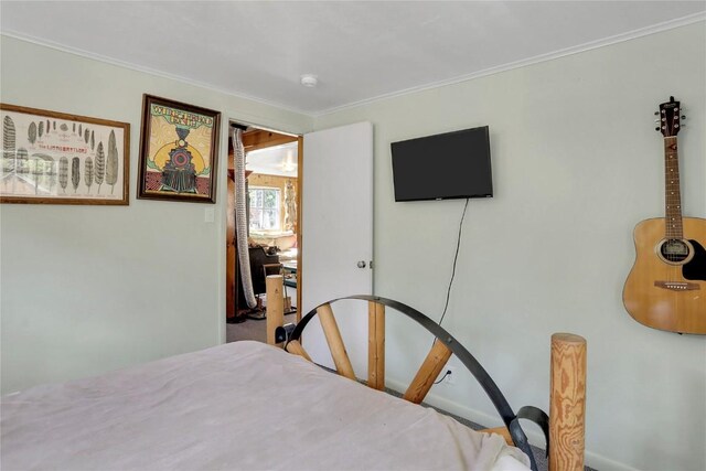 823 Gcr 8411, Tabernash, CO 80478 - bedroom with crown molding and baseboards