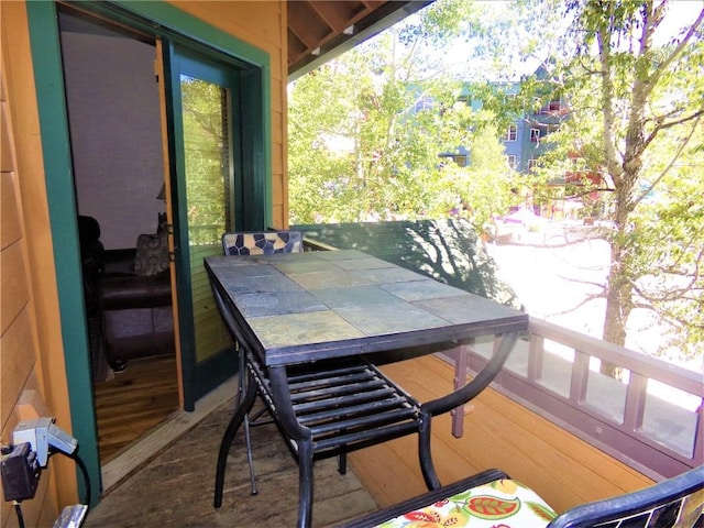 91 River Run Rd Unit 8122, Keystone, CO 80435 - wooden deck featuring outdoor dining space