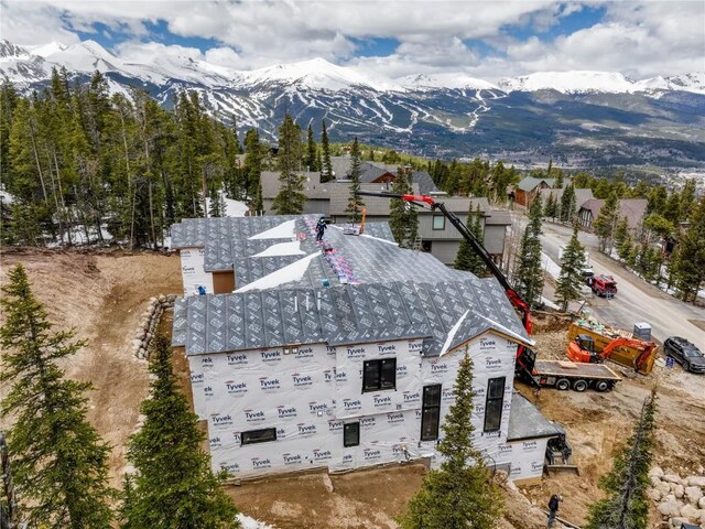 526 N Fuller Placer Rd, Breckenridge, CO 80424 - bird's eye view of a mountain backdrop