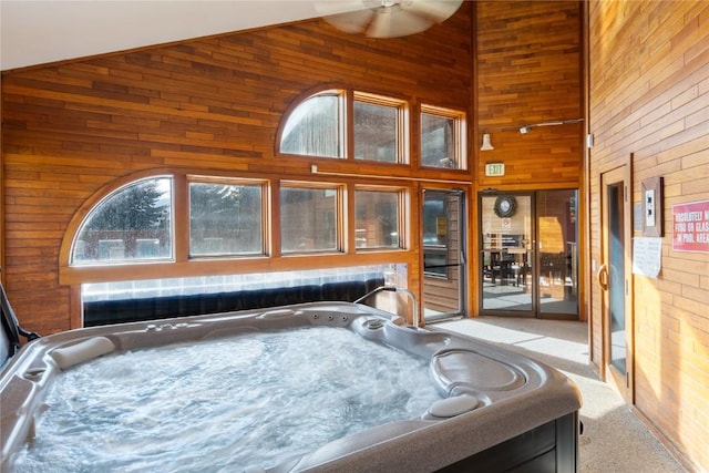 72 Corinthian Cir Unit 102, Dillon, CO 80435 - sunroom featuring a hot tub