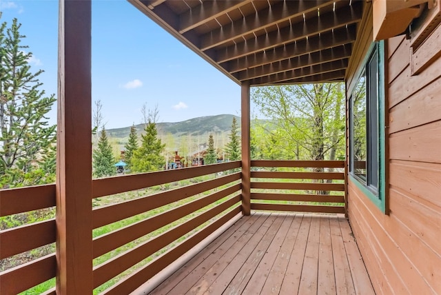 80 Cove Blvd Unit 103, Dillon, CO 80435 - deck featuring a mountain view
