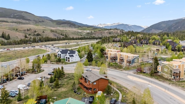 80 Cove Blvd Unit 103, Dillon, CO 80435 - aerial view of residential area featuring a mountain backdrop