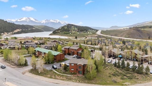 80 Cove Blvd Unit 103, Dillon, CO 80435 - aerial perspective of suburban area featuring a water and mountain view
