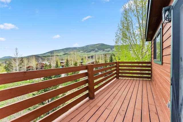 80 Cove Blvd Unit 103, Dillon, CO 80435 - wooden terrace featuring a mountain view