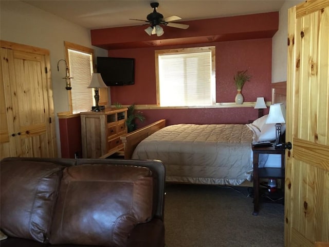 56 Apache Trl, Como, CO 80432 - carpeted bedroom with ceiling fan