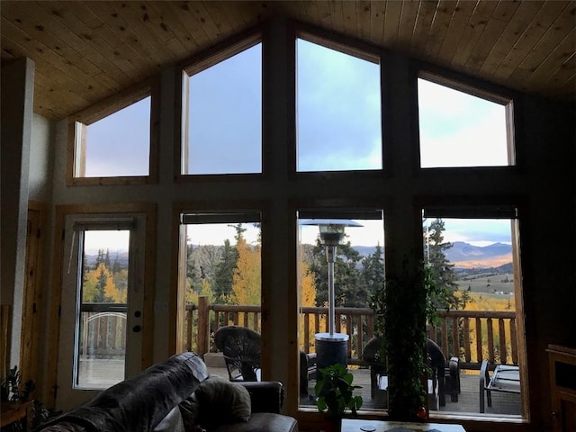 56 Apache Trl, Como, CO 80432 - detailed view of wooden ceiling