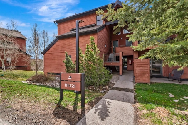 2015 Walton Creek Rd Unit 114, Steamboat Springs, CO 80487 - exterior space with a yard