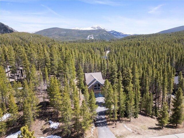 463 Blue Flag Cir, Breckenridge, CO 80424 - view of mountain background featuring a heavily wooded area