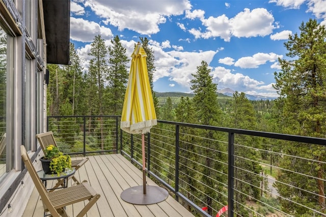 456 Forest Hills Dr, Breckenridge, CO 80424 - balcony with a view of trees