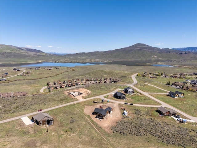 30350 Hostler Dr, Oak Creek, CO 80467 - aerial view of a water and mountain view