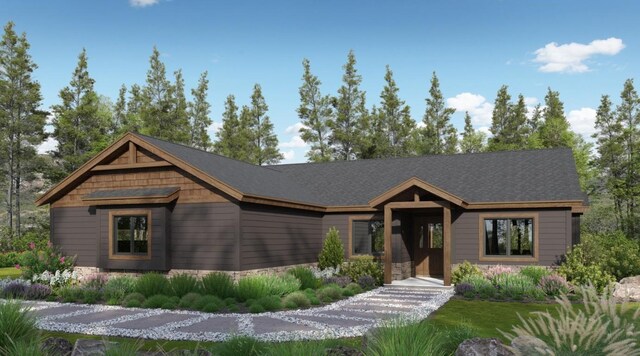 30350 Hostler Dr, Oak Creek, CO 80467 - view of front facade featuring stone siding
