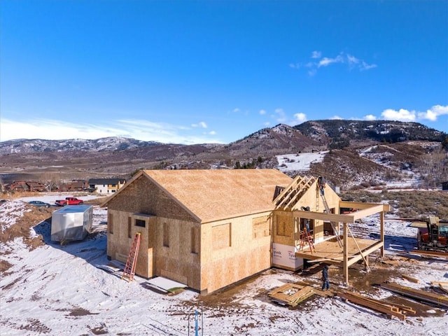 30350 Hostler Dr, Oak Creek, CO 80467 - view of front of home featuring a mountain view and stucco siding