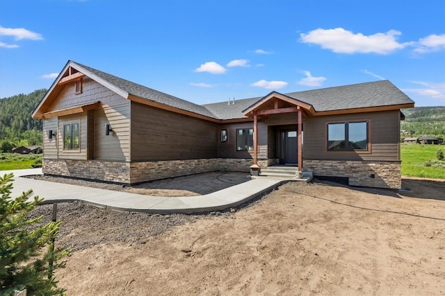 30350 Hostler Dr, Oak Creek, CO 80467 - view of front facade featuring stone siding