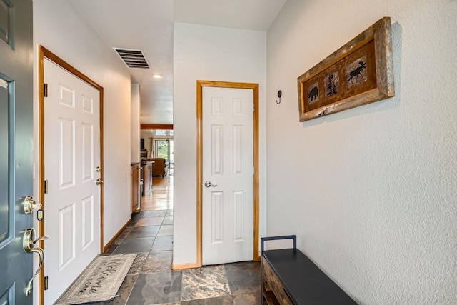 320 Kestrel Ln Unit 320, Silverthorne, CO 80498 - foyer featuring dark stone finish flooring