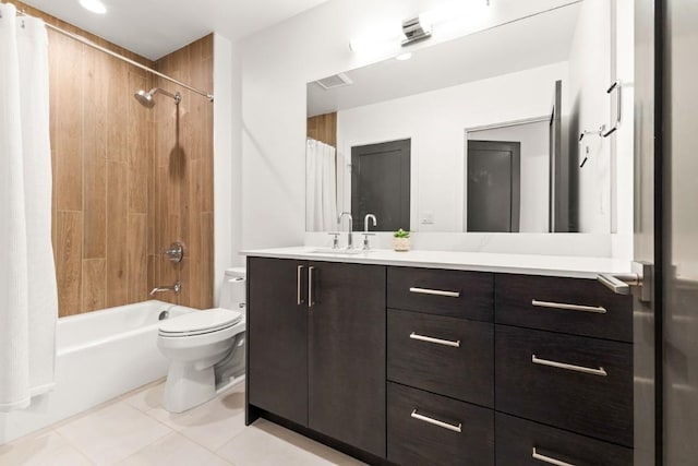 1241 Urban Way, Steamboat Springs, CO 80487 - bathroom with tile patterned floors, toilet, vanity, and shower / tub combo