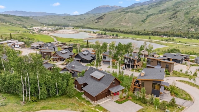 7 Moss Way, Silverthorne, CO 80498 - aerial view of residential area featuring a water and mountain view