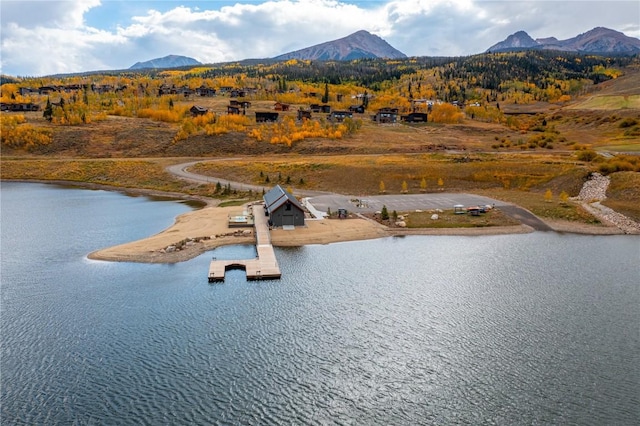 7 Moss Way, Silverthorne, CO 80498 - water view featuring a mountain backdrop