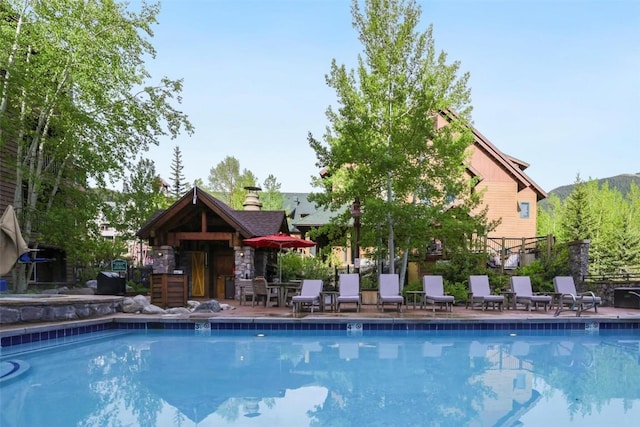 view of community pool