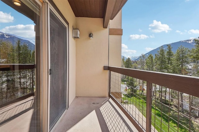 22787 US Highway 6 Unit 302, Keystone, CO 80435 - balcony with a mountain view