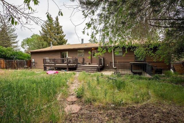 951 Alta Vista Dr, Craig, CO 81625 - rear view of house featuring a wooden deck