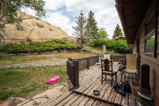 951 Alta Vista Dr, Craig, CO 81625 - wooden deck featuring outdoor dining space