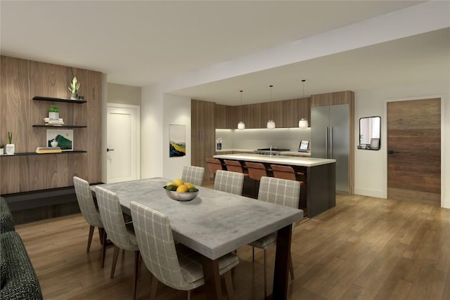75 Hunki Dori Ct Unit E503, Keystone, CO 80435 - dining room with baseboards and light wood-style floors